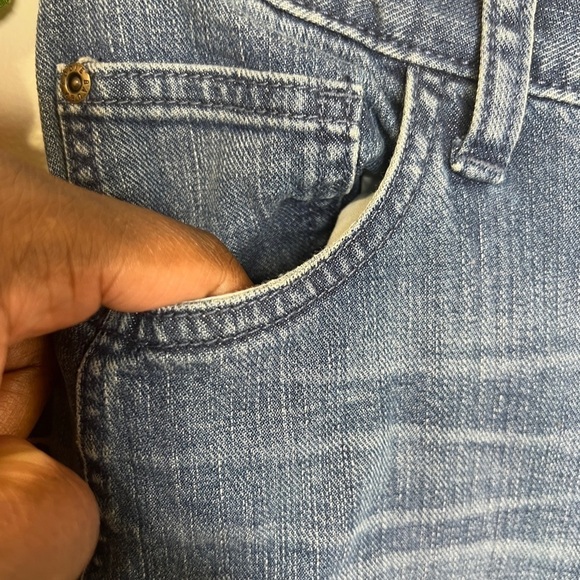 Eddie Bauer Blue Modern Slim Crop Jeans Womens 14 Plus Size Denim - Picture 2 of 7